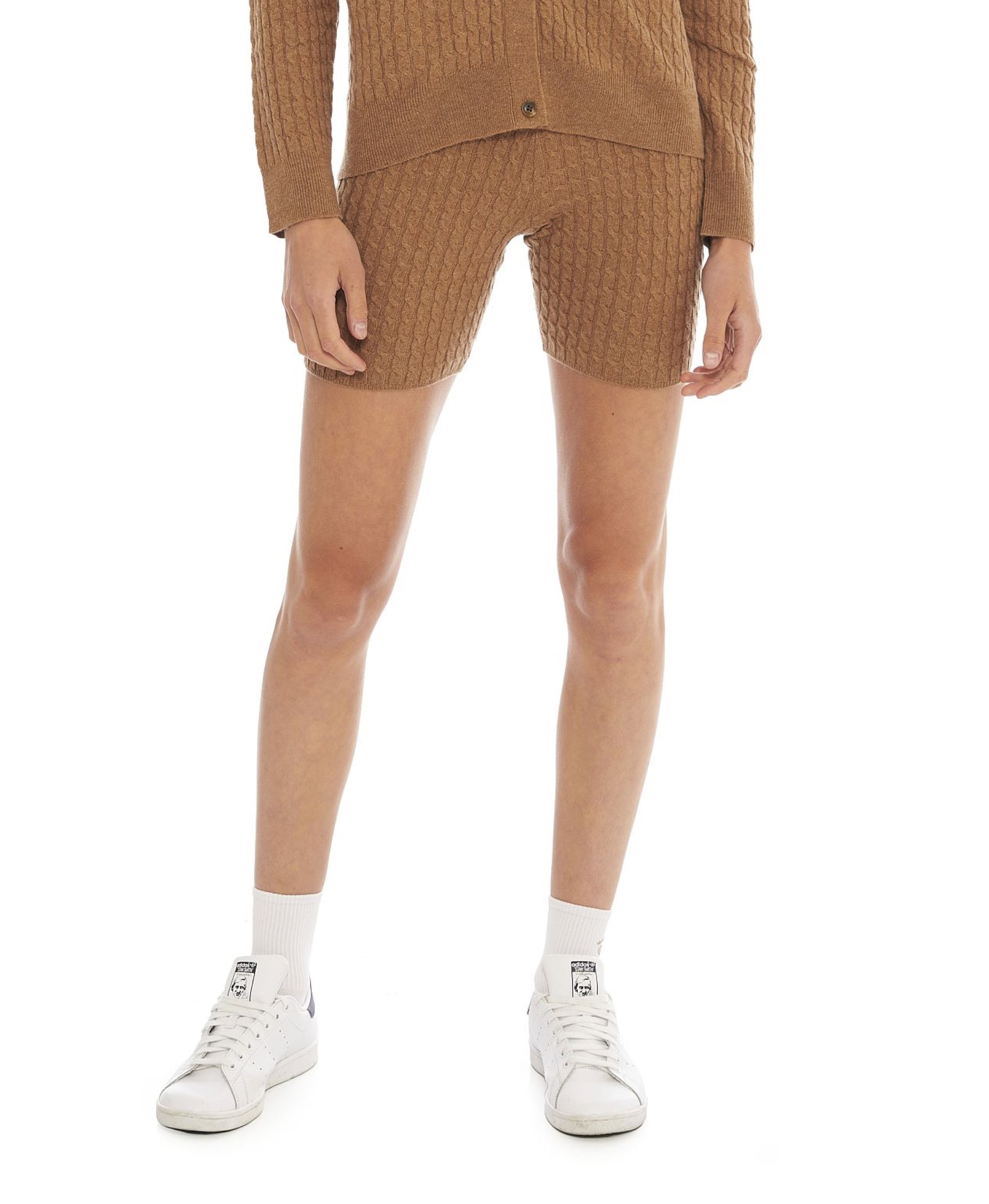 Espresso Cashmere Biker Short